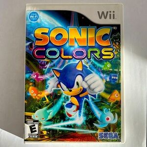 NINTENDO Wii - Sonic colors by sega game with instruction booklet
